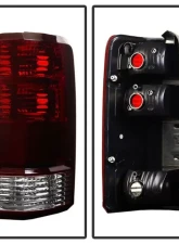Xtune OEM Style Tail Lights With Red Smoked Lens Dodge Nitro 2007-2011                                     - ALT-JH-DNIT07-OE-RSM - Image 2