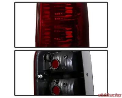 Xtune OEM Style Tail Lights With Red Smoked Lens Dodge Nitro 2007-2011 - ALT-JH-DNIT07-OE-RSM