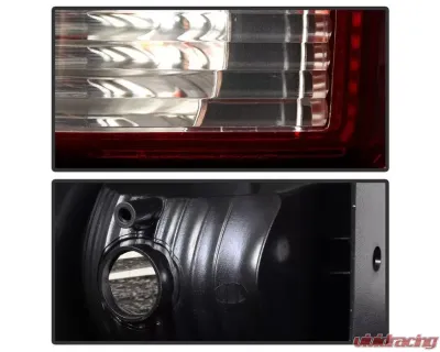 Xtune OEM Style Tail Lights With Red Smoked Lens Dodge Nitro 2007-2011 - ALT-JH-DNIT07-OE-RSM