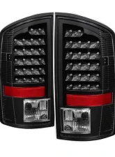 Xtune LED Tail Lights With Black Lens Dodge Ram 1500 | 2500 | 3500 2002-2006                                     - ALT-JH-DR02-LED-BK - Image 8