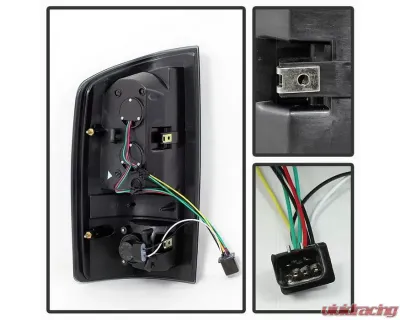 Xtune LED Tail Lights With Black Smoked Lens Dodge Ram 1500 | 2500 | 3500 2002-2006 - ALT-JH-DR02-LED-BKSM