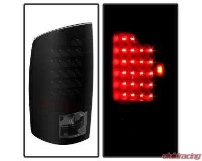 Xtune LED Tail Lights With Black Smoked Lens Dodge Ram 1500 | 2500 | 3500 2002-2006 - ALT-JH-DR02-LED-BKSM
