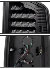 Xtune LED Tail Lights & 3rd Brake Lamps With Black Lens Dodge Ram 1500 | 2500 | 3500 2002-2006                                     - ALT-JH-DR02-LED-SET-BK - Image 3
