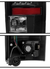 Xtune LED Tail Lights & 3rd Brake Lamps With Black Lens Dodge Ram 1500 | 2500 | 3500 2002-2006                                     - ALT-JH-DR02-LED-SET-BK - Image 4