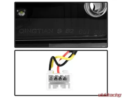 Xtune LED Tail Lights & 3rd Brake Lamps With Black Lens Dodge Ram 1500 | 2500 | 3500 2002-2006 - ALT-JH-DR02-LED-SET-BK