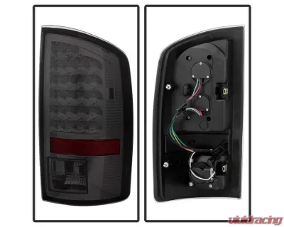 Xtune LED Tail Lights & 3rd Brake Lamps With Smoked Lens Dodge Ram 1500 | 2500 | 3500 2002-2006 - ALT-JH-DR02-LED-SET-SM