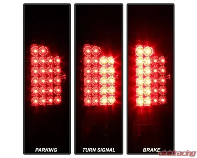 Xtune LED Tail Lights & 3rd Brake Lamps With Smoked Lens Dodge Ram 1500 | 2500 | 3500 2002-2006 - ALT-JH-DR02-LED-SET-SM