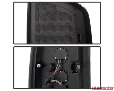 Xtune LED Tail Lights & 3rd Brake Lamps With Smoked Lens Dodge Ram 1500 | 2500 | 3500 2002-2006 - ALT-JH-DR02-LED-SET-SM