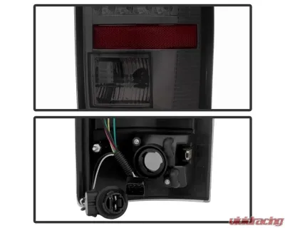Xtune LED Tail Lights & 3rd Brake Lamps With Smoked Lens Dodge Ram 1500 | 2500 | 3500 2002-2006 - ALT-JH-DR02-LED-SET-SM