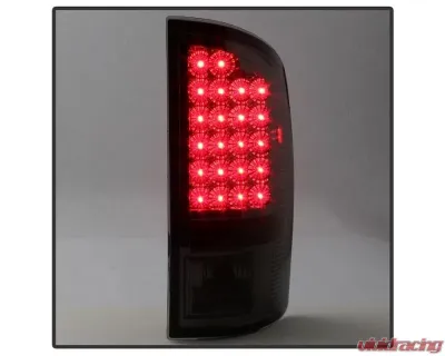 Xtune LED Tail Lights & 3rd Brake Lamps With Smoked Lens Dodge Ram 1500 | 2500 | 3500 2002-2006 - ALT-JH-DR02-LED-SET-SM