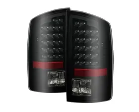 Xtune LED Tail Lights With Black Smoked Lens Dodge Ram 1500 | 2500 | 3500 2007-2009