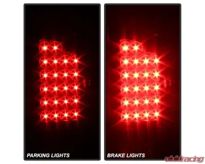 Xtune LED Tail Lights With Black Lens Dodge Ram 1500 | 2500 | 3500 2007-2009 - ALT-JH-DR07-LED-BK