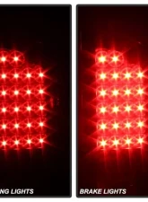 Xtune LED Tail Lights & 3rd Brake Lamps With Black Lens Dodge Ram 1500 | 2500 | 3500 2007-2009                                     - ALT-JH-DR07-LED-SET-BK - Image 12