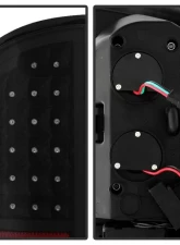 Xtune LED Tail Lights & 3rd Brake Lamps With Black Lens Dodge Ram 1500 | 2500 | 3500 2007-2009                                     - ALT-JH-DR07-LED-SET-BK - Image 3