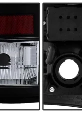 Xtune LED Tail Lights & 3rd Brake Lamps With Black Lens Dodge Ram 1500 | 2500 | 3500 2007-2009                                     - ALT-JH-DR07-LED-SET-BK - Image 4