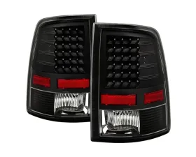 Xtune LED Tail Lights With Black Lens (Incandescent Model only) Dodge Ram 1500 | 2500 | 3500 2009-2019