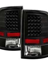 Xtune LED Tail Lights With Black Lens (Incandescent Model only) Dodge Ram 1500 | 2500 | 3500 2009-2019                                     - ALT-JH-DR09-LED-BK - Image 9