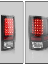 Xtune LED Tail Lights With Black Lens (Incandescent Model only) Dodge Ram 1500 | 2500 | 3500 2009-2019                                     - ALT-JH-DR09-LED-BK - Image 6