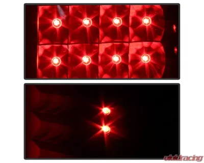 Xtune LED Tail Lights With Black Lens (Incandescent Model only) Dodge Ram 1500 | 2500 | 3500 2009-2019 - ALT-JH-DR09-LED-BK