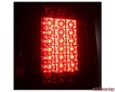 Xtune C Shape LED Tail Lights With Black Smoked Lens (Incandescent Model only) Dodge Ram 1500 | 2500 | 3500 2009-2019 - ALT-JH-DR09-LED-CS-BSM