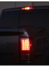 Xtune C Shape LED Tail Lights With Smoked Lens (Incandescent Model only) Dodge Ram 1500 | 2500 | 3500 2009-2019                                     - ALT-JH-DR09-LED-CS-SM - Image 11