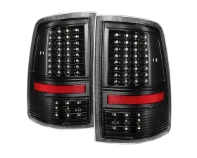 Xtune Akkon LED Tail Lights With Black Lens (Incandescent Model only) Dodge Ram 1500 | 2500 | 3500 2009-2019