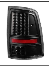 Xtune Akkon LED Tail Lights With Black Lens (Incandescent Model only) Dodge Ram 1500 | 2500 | 3500 2009-2019                                     - ALT-JH-DR09-LED-G2-BK - Image 2