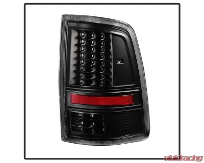 Xtune Akkon LED Tail Lights With Black Lens (Incandescent Model only) Dodge Ram 1500 | 2500 | 3500 2009-2019 - ALT-JH-DR09-LED-G2-BK
