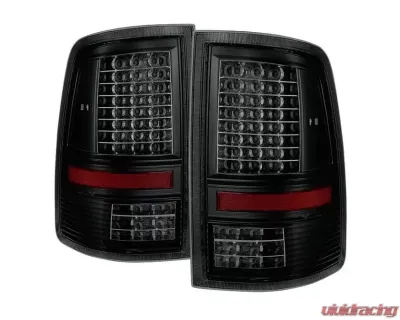 Xtune Akkon LED Tail Lights With Black Smoked Lens (Incandescent Model only) Dodge Ram 1500 | 2500 | 3500 2009-2019 - ALT-JH-DR09-LED-G2-BSM