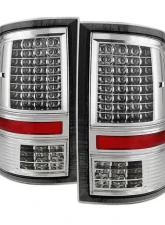 Xtune Akkon LED Tail Lights With Chrome Lens (Incandescent Model only) Dodge Ram 1500 | 2500 | 3500 2009-2019                                     - ALT-JH-DR09-LED-G2-C - Image 8