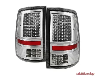 Xtune Akkon LED Tail Lights With Chrome Lens (Incandescent Model only) Dodge Ram 1500 | 2500 | 3500 2009-2019 - ALT-JH-DR09-LED-G2-C
