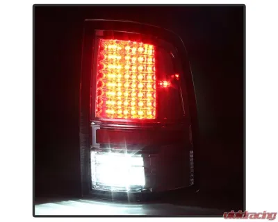 Xtune Akkon LED Tail Lights With Smoked Lens (Incandescent Model only) Dodge Ram 1500 | 2500 | 3500 2009-2019 - ALT-JH-DR09-LED-G2-SM
