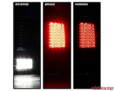 Xtune Akkon LED Tail Lights With Smoked Lens (Incandescent Model only) Dodge Ram 1500 | 2500 | 3500 2009-2019 - ALT-JH-DR09-LED-G2-SM
