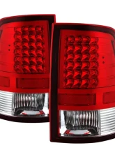 Xtune LED Tail Lights With Red Clear Lens (Incandescent Model only) Dodge Ram 1500 | 2500 | 3500 2009-2019                                     - ALT-JH-DR09-LED-RC - Image 9