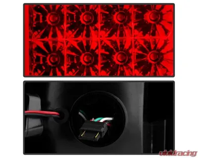 Xtune LED Tail Lights With Red Clear Lens (Incandescent Model only) Dodge Ram 1500 | 2500 | 3500 2009-2019 - ALT-JH-DR09-LED-RC