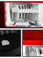 Xtune LED Tail Lights With Red Clear Lens (Incandescent Model only) Dodge Ram 1500 | 2500 | 3500 2009-2019                                     - ALT-JH-DR09-LED-RC - Image 5