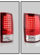Xtune LED Tail Lights With Red Clear Lens (Incandescent Model only) Dodge Ram 1500 | 2500 | 3500 2009-2019                                     - ALT-JH-DR09-LED-RC - Image 6