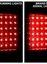 Xtune LED Tail Lights With Red Clear Lens (Incandescent Model only) Dodge Ram 1500 | 2500 | 3500 2009-2019                                     - ALT-JH-DR09-LED-RC - Image 9