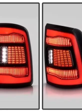 Xtune Black Smoke Lens LED Tail Lights Dodge Ram | Ram 2009-2019                                     - ALT-JH-DRAM10-LED-BSM - Image 8
