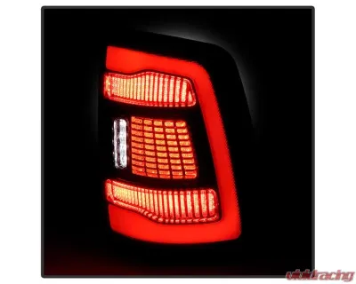 Xtune Black Smoke Lens LED Tail Lights Dodge Ram | Ram 2009-2019 - ALT-JH-DRAM10-LED-BSM