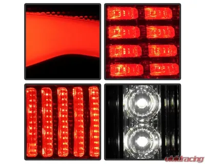 Xtune Black Smoke Lens LED Tail Lights Dodge Ram | Ram 2009-2019 - ALT-JH-DRAM10-LED-BSM
