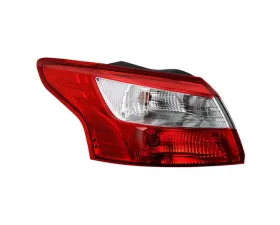 Xtune OE Outer Left Driver Side Tail Lights Ford Focus 4Dr 2012-2014