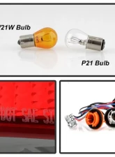 Xtune OE Outer Left Driver Side Tail Lights Ford Focus 4Dr 2012-2014                                     - ALT-JH-FF12-4D-OE-OL - Image 5