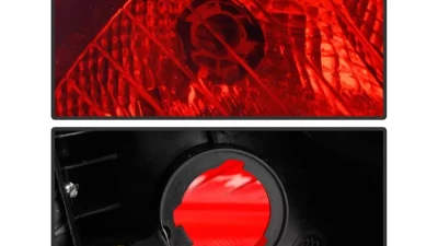 Xtune Left Driver Side OE Tail Lights With Red Lens Ford Focus 5Dr 2012-2014                                     - ALT-JH-FF125D-OE-L - Image 3