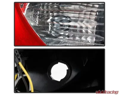 Xtune Left Driver Side OE Tail Lights With Red Lens Ford Focus 5Dr 2012-2014 - ALT-JH-FF125D-OE-L