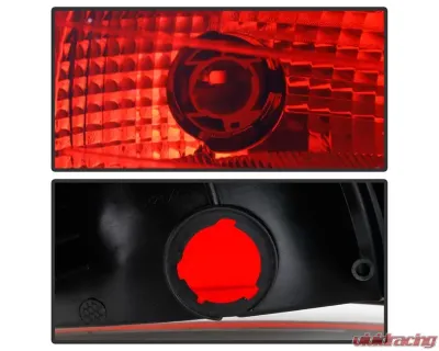 Xtune Left Driver Side OE Tail Lights With Red Lens Ford Focus 5Dr 2012-2014 - ALT-JH-FF125D-OE-L