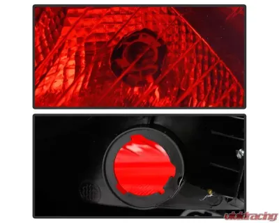 Xtune Right Passenger Side OE Tail Lights With Red Lens Ford Focus 5Dr 2012-2014 - ALT-JH-FF125D-OE-R