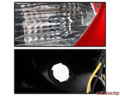 Xtune Right Passenger Side OE Tail Lights With Red Lens Ford Focus 5Dr 2012-2014 - ALT-JH-FF125D-OE-R