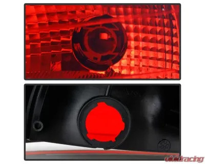 Xtune Right Passenger Side OE Tail Lights With Red Lens Ford Focus 5Dr 2012-2014 - ALT-JH-FF125D-OE-R
