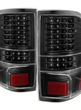 Xtune Akkon LED Tail Lights With Black Lens Ford F150 2004-2008                                     - ALT-JH-FF15004-LED-G2-BK - Image 11